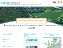 Tablet Screenshot of campingvision.com